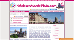 Desktop Screenshot of hotelesenmardelplata.com