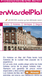 Mobile Screenshot of hotelesenmardelplata.com